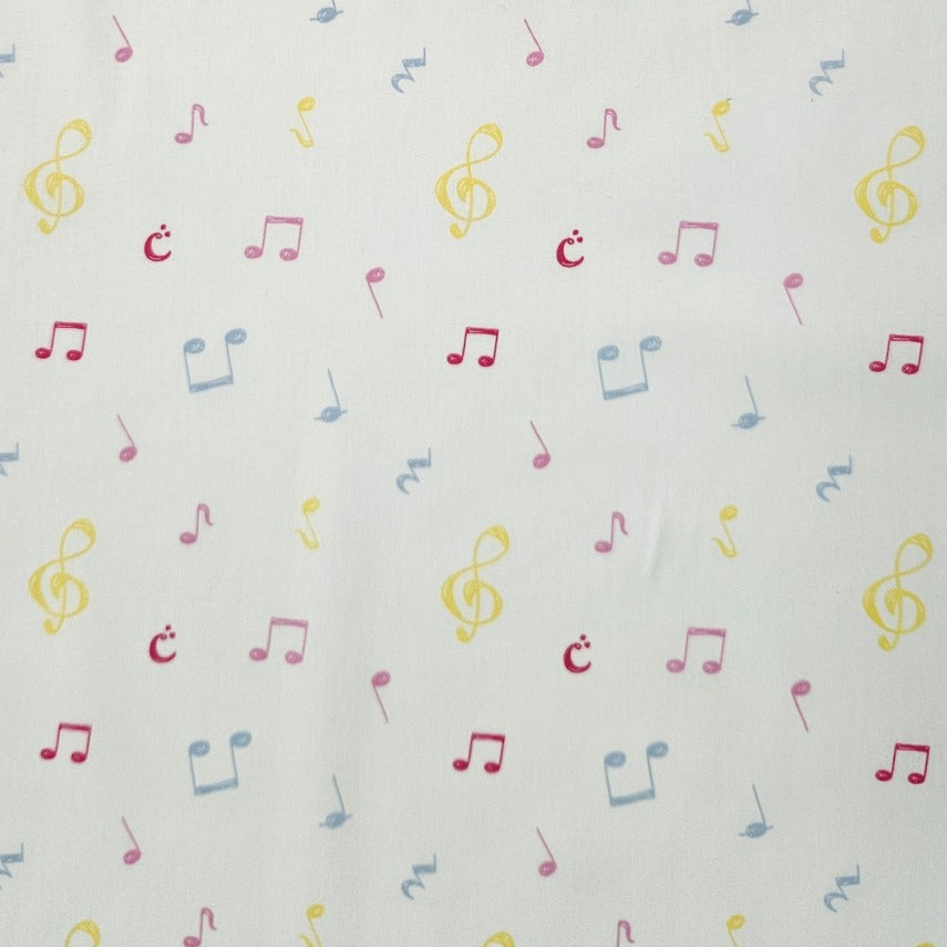 Rainbow Notes - White Pastel