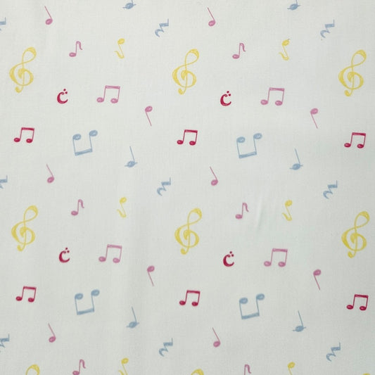 Rainbow Notes - White Pastel