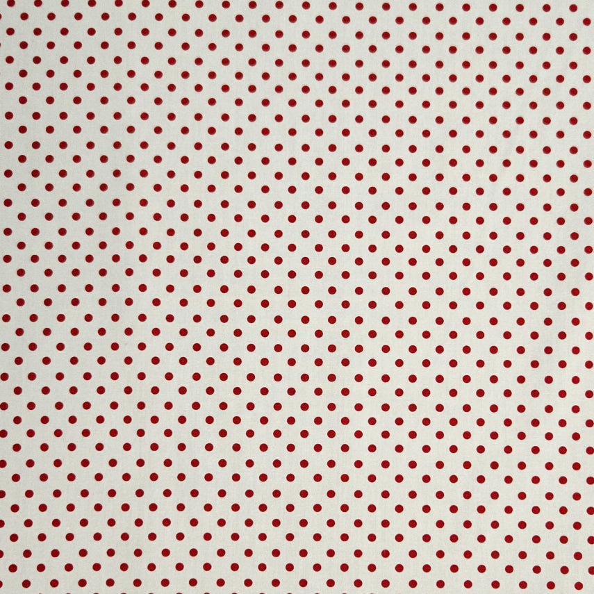 Red Spots on White