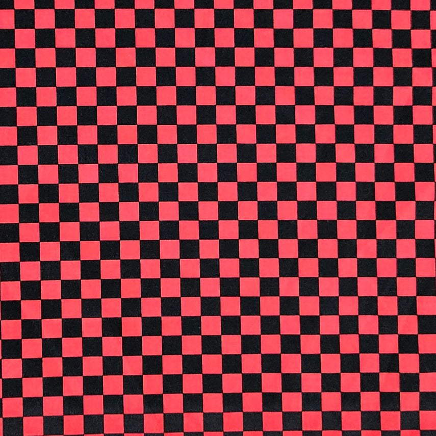 Check - Black and Red - 10mm