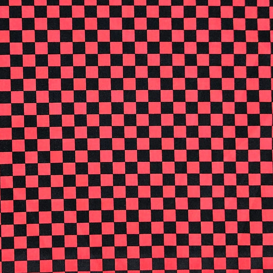 Check - Black and Red - 10mm