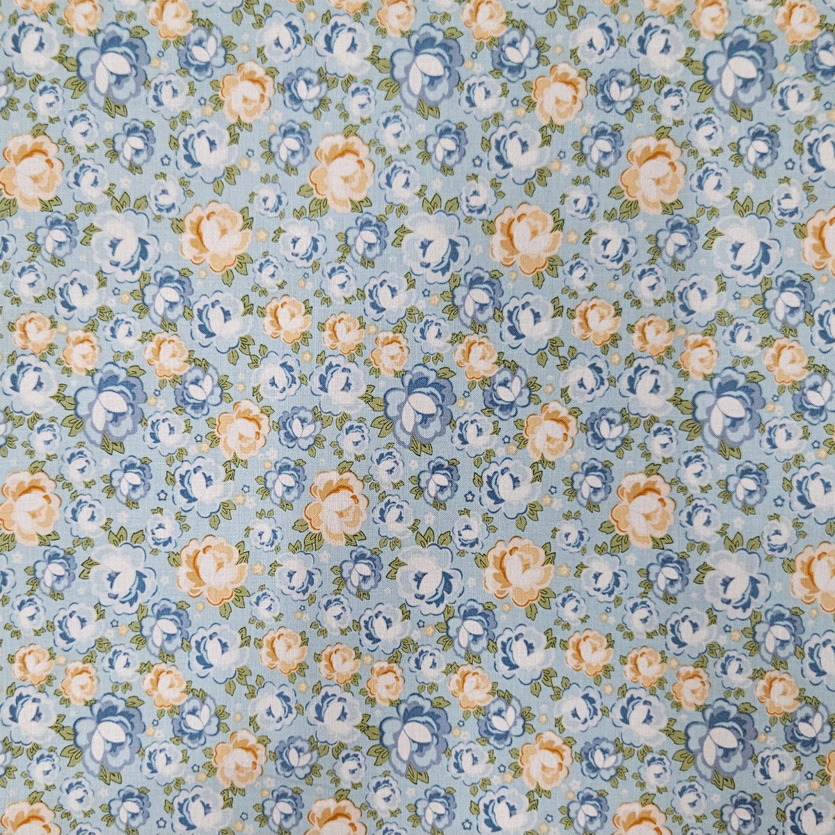 Rosy Cheeks - Florals Blue