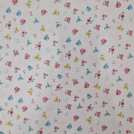 Rosy Cheeks - Mini Florals on Pink