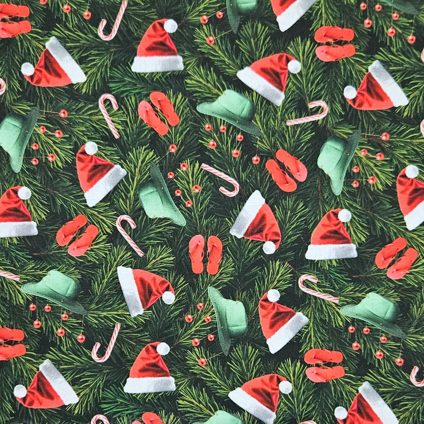 Santa in Oz-Christmas Hats Pine