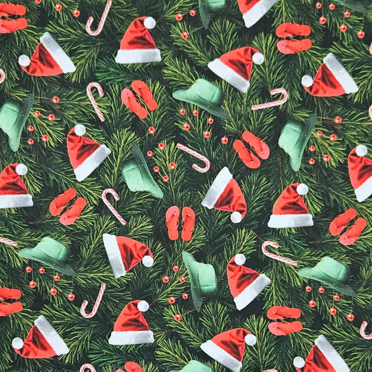 Santa in Oz-Christmas Hats Pine