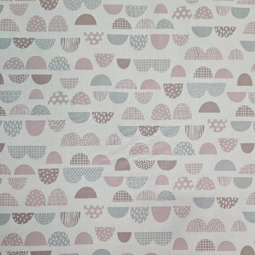 Semi Circle Designs Pink