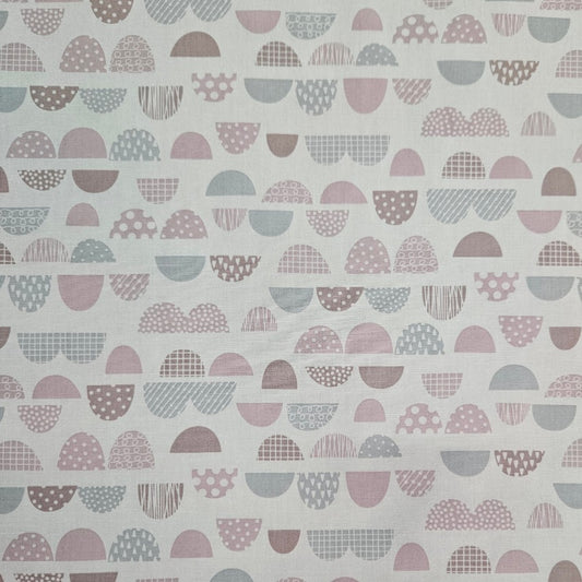 Semi Circle Designs Pink
