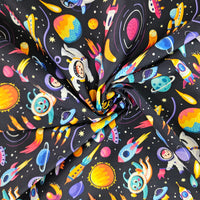 Space Boy on Black