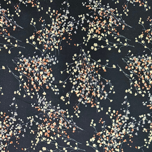 Speckled Branches on Black