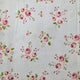 Summer Loft - Roses Green on White