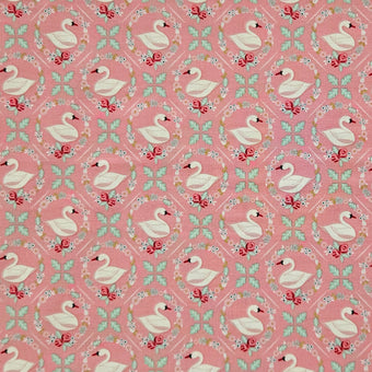 compare product Swan Serenade - Swans on Pink