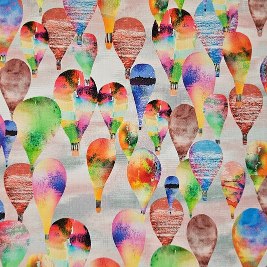 Swiss Cotton - Hot Air Balloons