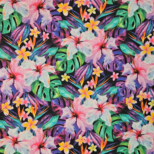 Swiss Cotton - Tropical Floral Multi