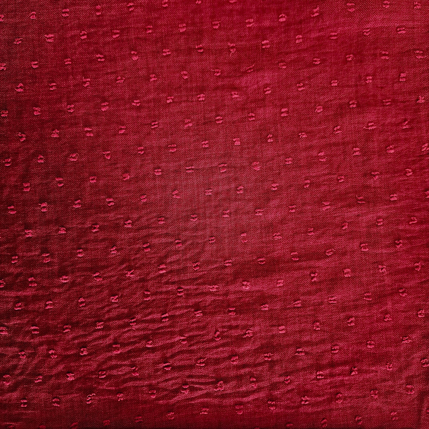Textured Red Dobby