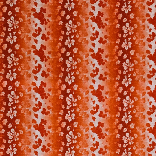 Tone on Tone - Orange Foliage Stripes