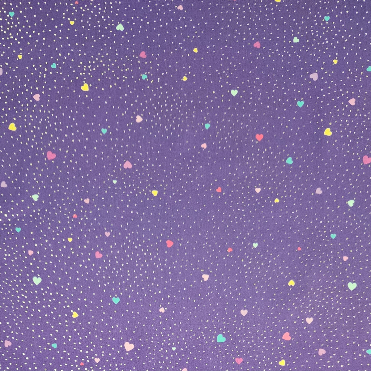 Unicorn Love - Hearts on Purple