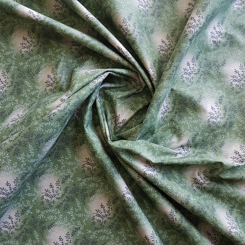 Quilt Backing - Vine - Mid Green