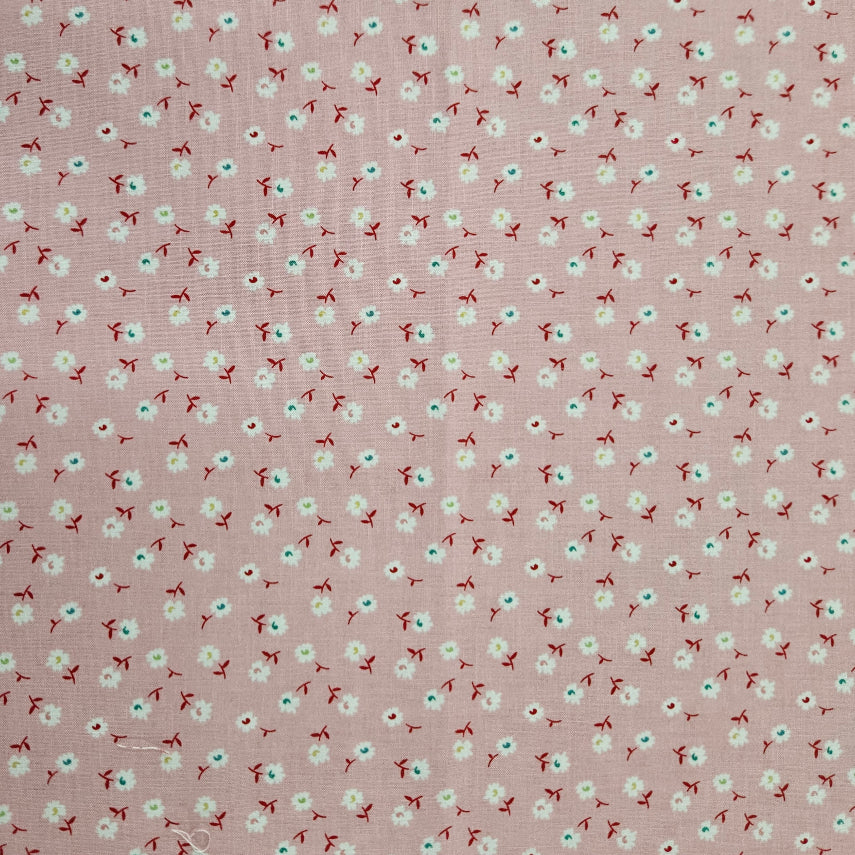 Vintage Happy 2 - Flowers on Pink