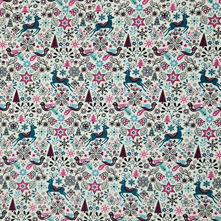 Liberty - A Woodland Christmas - Wonderland B Aqua