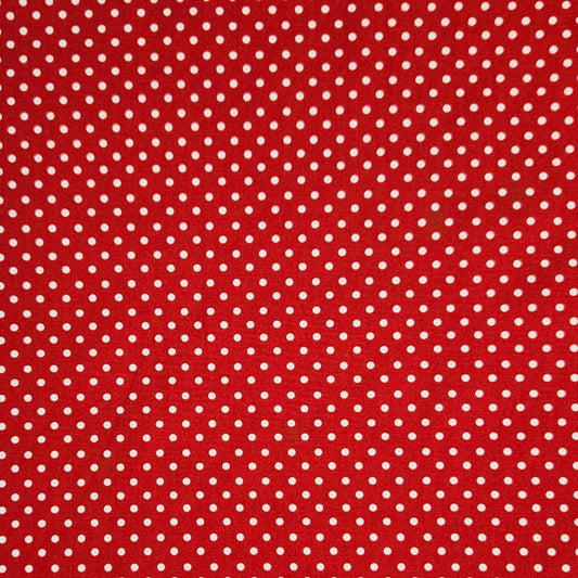 White Spots on Red