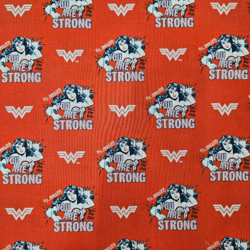 Wonder Woman - You Are Strong on Red
