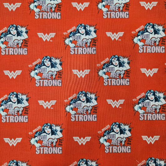 Wonder Woman - You Are Strong on Red