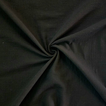 compare product Double Gauze Muslin - Black
