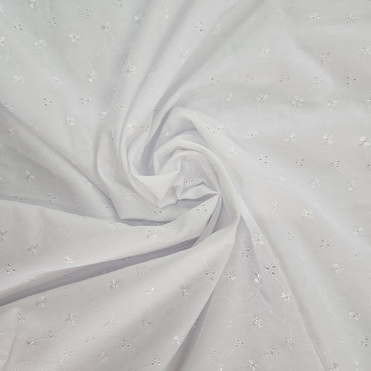 Broderie Anglaise Eyelet Swirls