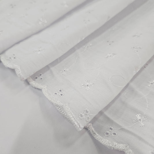 Broderie Anglaise Eyelet Swirls