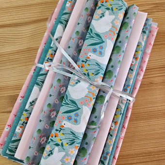 compare product Remnant Craft Fabrics - Geese in the Garden