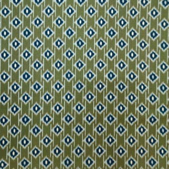 compare product Mini Ikats- Fuzzy Blue Diamonds