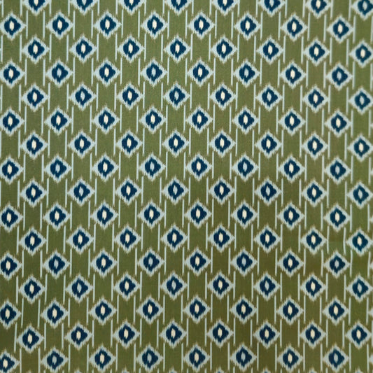 Mini Ikats- Blue Diamonds