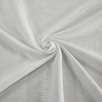 compare product Double Gauze Muslin - White