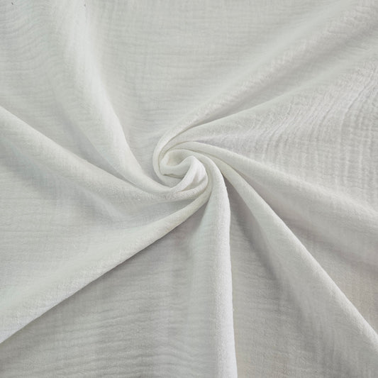 Double Gauze Muslin - White