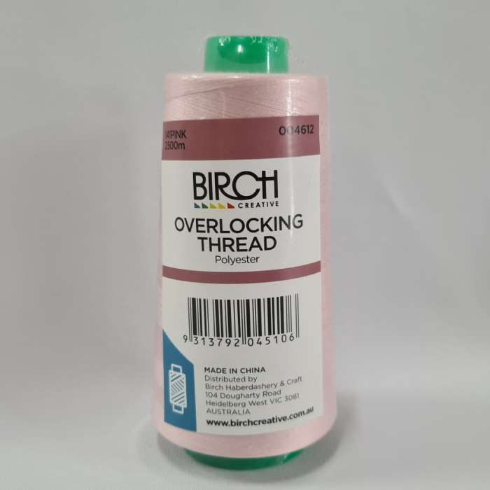 Overlocking Thread - 2500m - Light Pink
