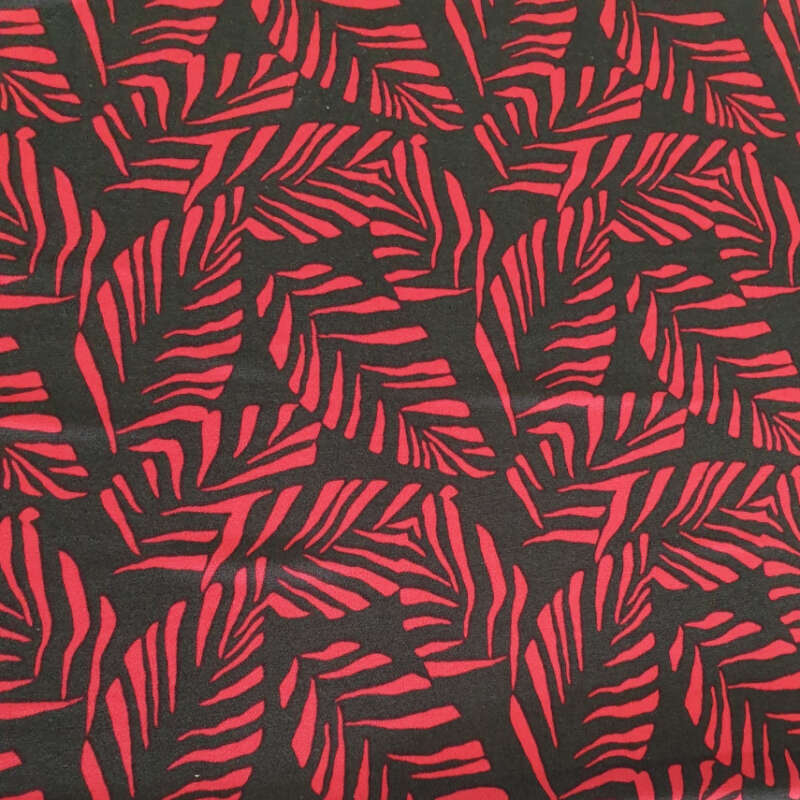 KNIT FABRIC Lipstick Palm East Coast Fabrics