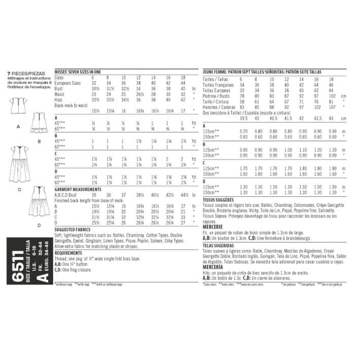 New Look Pattern 6511 - Image 2