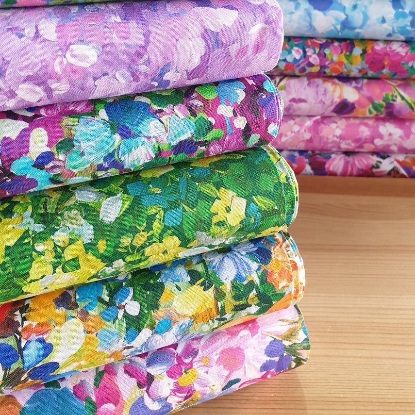 Robert Kaufman - Painterly Petals Archives - East Coast Fabrics