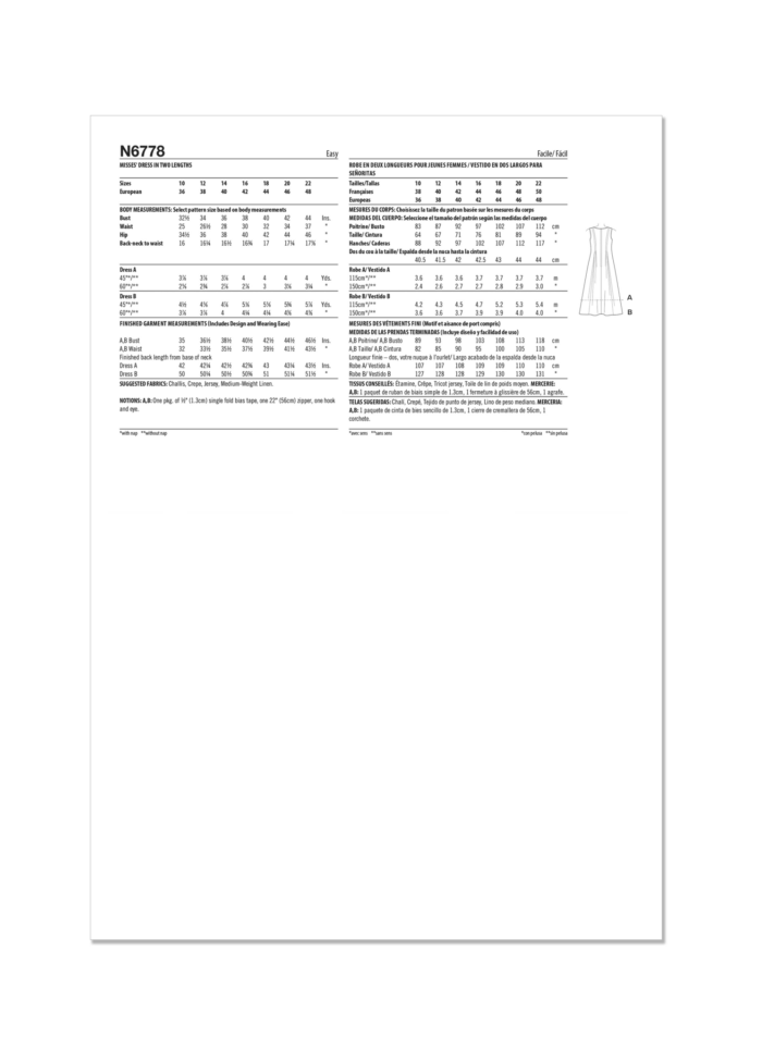 New Look Pattern 6778 - Image 2