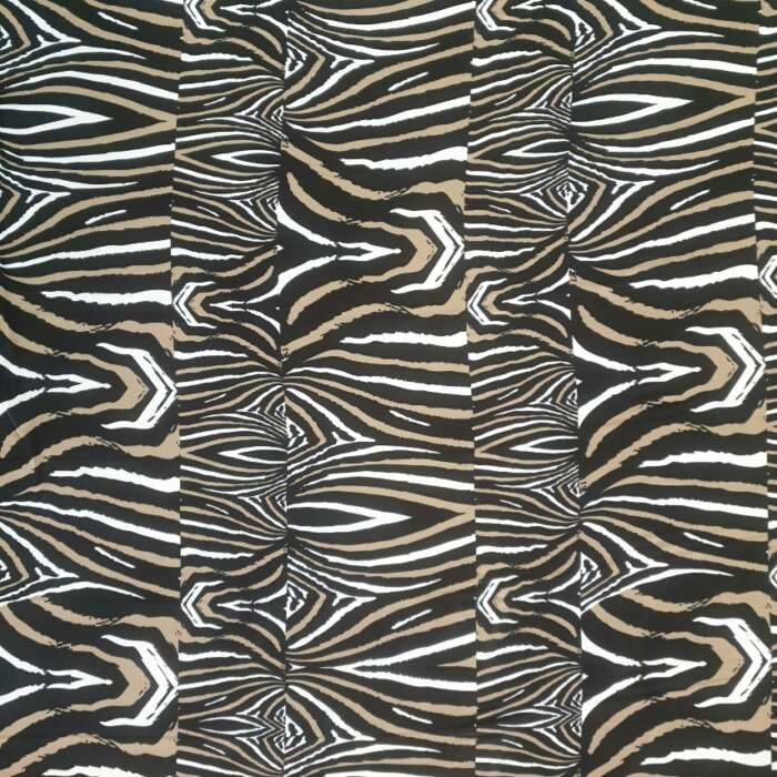 GEORGETTE - Zebra Stripe - Image 2