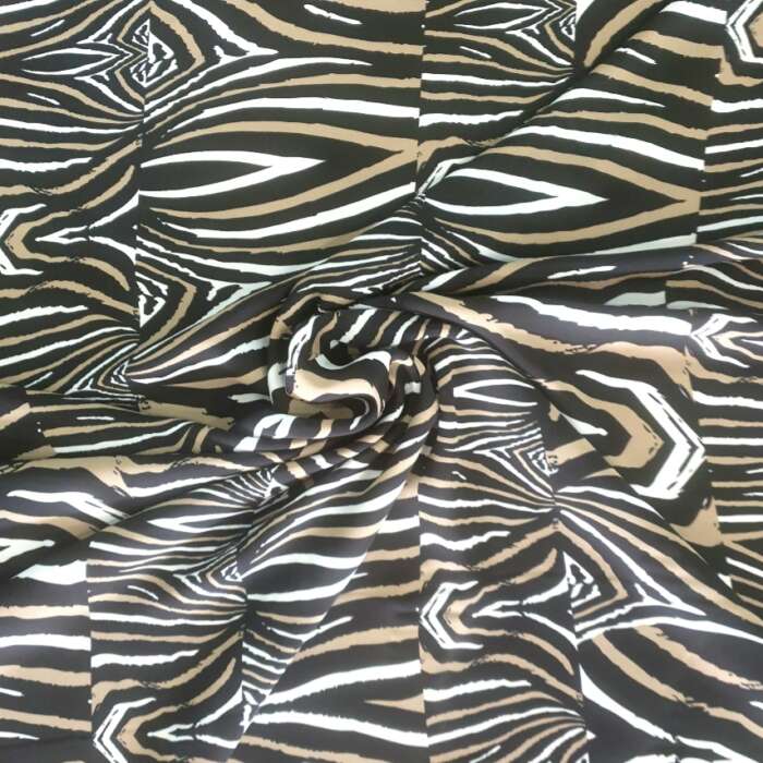 GEORGETTE - Zebra Stripe
