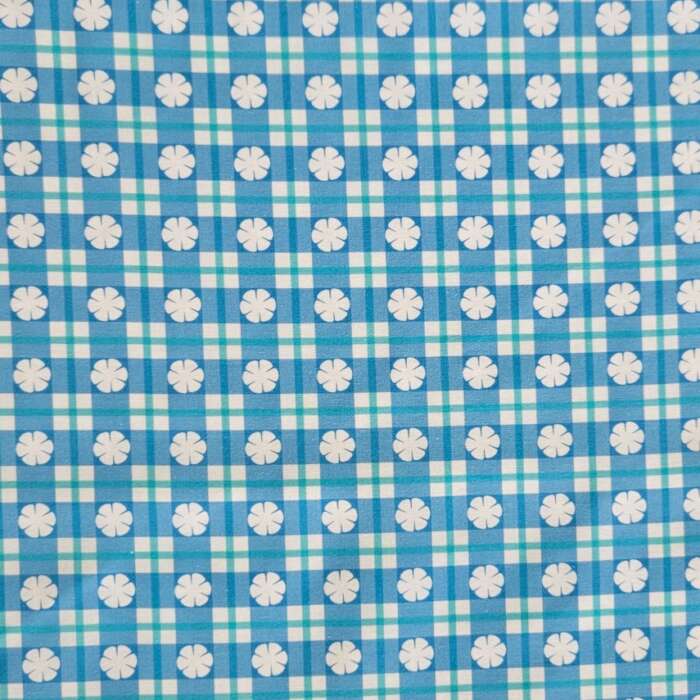 Beach Blues - Floral Check