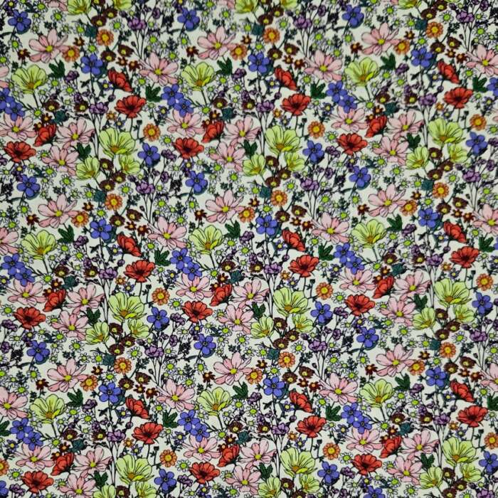 Field of Wildflowers Green