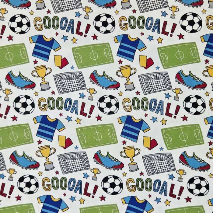 Soccer Goal on White