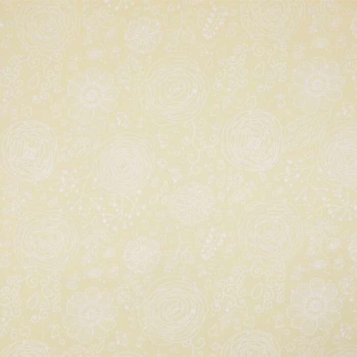 Floral Outline - Lemon