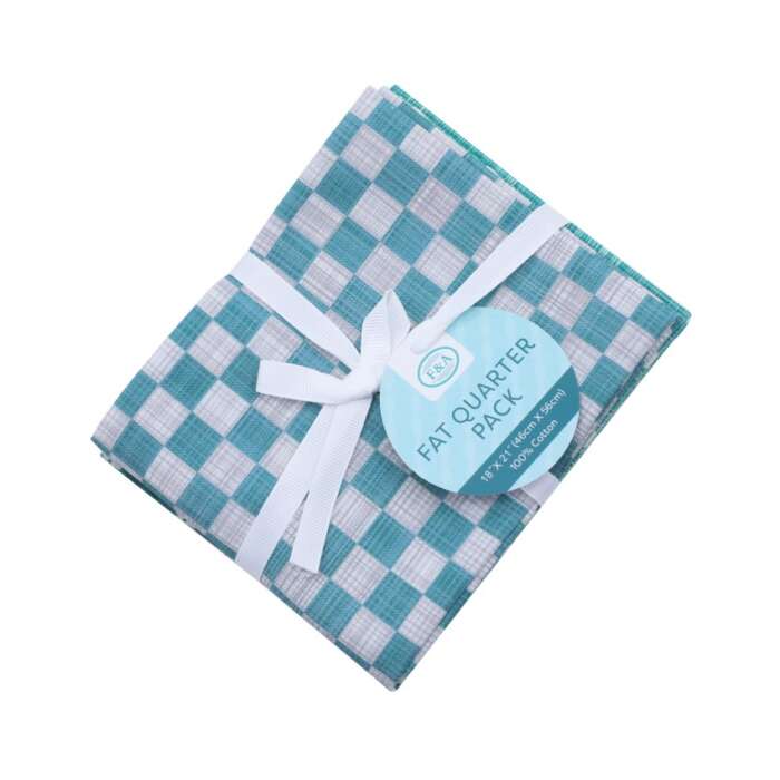 Fat Quarter Pack - Textured Teals - Image 2