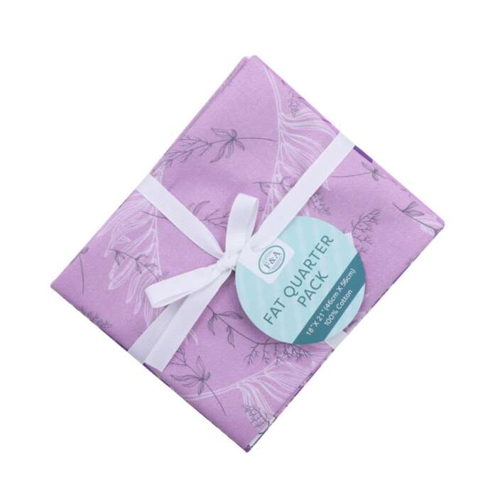 Fat Quarter Pack - Purple Foliage - Image 2