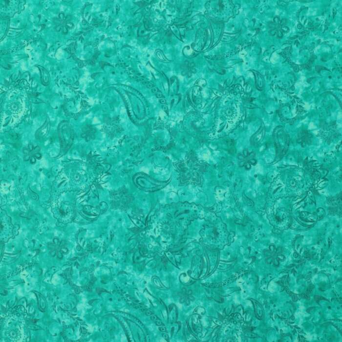 Paisley Grunge - Jade Green