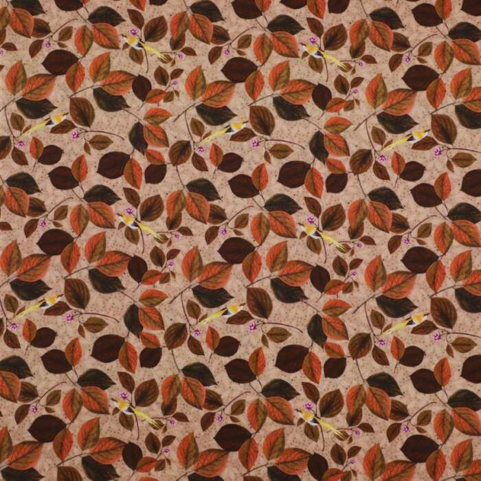 Birds and Leaves Brown