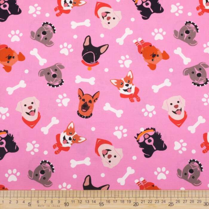 Dogs - Stylish Pups on Pink - Image 2